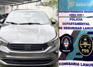 Robo automotor en Lanús: detienen a un joven tras un allanamiento y recuperan el vehículo