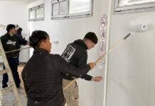 Avanzan las refacciones y los trabajos de puesta en valor en el Hospital Lucio Meléndez