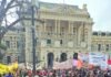Crece la tensión educativa en la Provincia: contundente paro y masiva movilización docente contra el ajuste