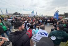 Municipales inician un plan de lucha en la Provincia con un corte clave en Cañuelas y amenazan con medidas prolongadas