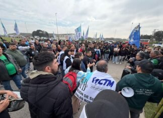 Municipales inician un plan de lucha en la Provincia con un corte clave en Cañuelas y amenazan con medidas prolongadas