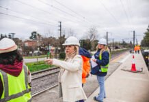 Avanza la construcción de la nueva Estación de Trenes de la UNaB, una obra histórica para Almirante Brown