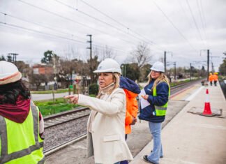 Avanza la construcción de la nueva Estación de Trenes de la UNaB, una obra histórica para Almirante Brown