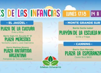 Esteban Echeverría celebra el Mes de las Infancias con jornadas gratuitas en plazas y espacios públicos
