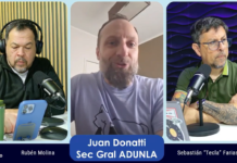Juan Donati de ADUNLa: “Hoy un docente tiene que ir a vender a la feria o manejar una aplicación para sobrevivir”