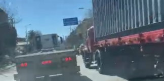Dock Sud: reclaman ordenamiento del tránsito pesado sobre el corredor Ingeniero Huergo por el peligro para vecinos y peatones