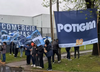 Conflicto laboral en 9 de Abril: despidos masivos en Potigian y marcha del gremio mercantil en Esteban Echeverría