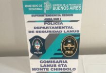 Lanús: detienen a un hombre tras un allanamiento por amenazas con armas de fuego