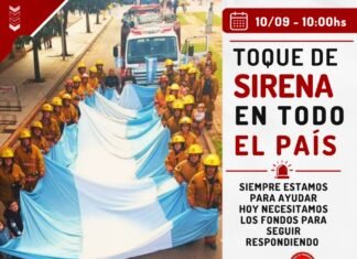 Bomberos Voluntarios en alerta: convocan a un sirenazo nacional para reclamar fondos adeudados por Nación