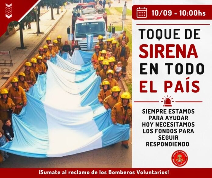 Bomberos Voluntarios en alerta