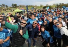 Ferraresi junto a «Chiqui» Tapia: Más de 5 mil personas participaron de la 6° edición de la Eco Cross en Villa Domínico