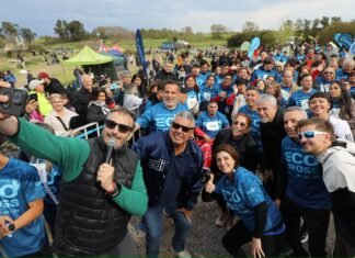 Ferraresi junto a «Chiqui» Tapia: Más de 5 mil personas participaron de la 6° edición de la Eco Cross en Villa Domínico
