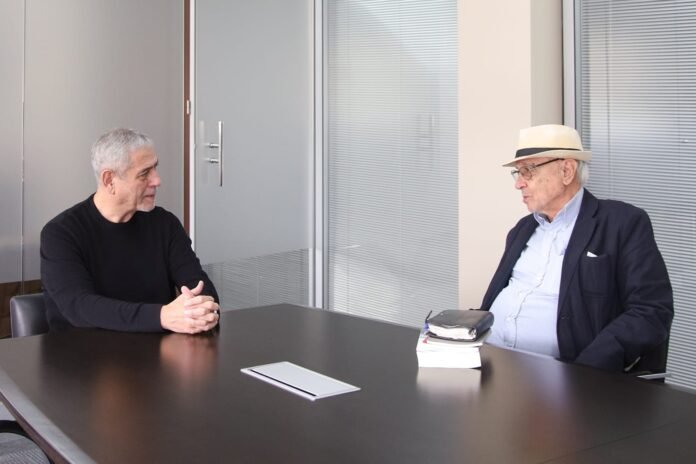 Jorge Ferraresi recibió a Emir Sader