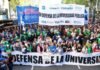 Conflicto universitario: sin paro total esta semana, el frente gremial apuesta a clases públicas y protestas en Educación
