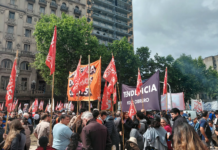 La quinta marcha educativa estuvo dominada por aparatos