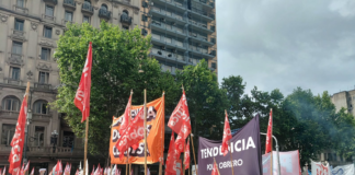 La quinta marcha educativa estuvo dominada por aparatos