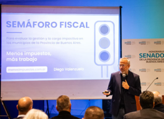 Diego Valenzuela presentó el «Semáforo Fiscal»: la apuesta libertaria para obligar a los municipios a bajar tasas