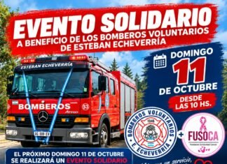 Bomberos Voluntarios de Esteban Echeverría organizan un festival solidario para equipar su nuevo Móvil 53