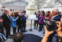 Axel Kicillof y Mariano Cascallares inauguraron junto a Fabiani y a Paula Eichel la Feria del Libro de Almirante Brown