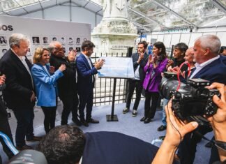 Axel Kicillof y Mariano Cascallares inauguraron junto a Fabiani y a Paula Eichel la Feria del Libro de Almirante Brown
