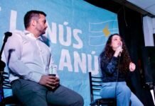 «Para gestionar se necesita audacia y decisión»: Agustín Balladares y Mayra Arena debatieron sobre la crisis local y nacional en Lanús