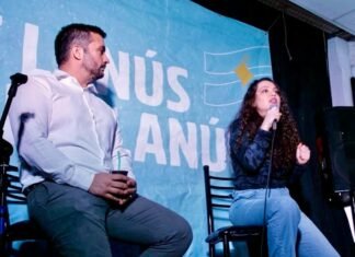 «Para gestionar se necesita audacia y decisión»: Agustín Balladares y Mayra Arena debatieron sobre la crisis local y nacional en Lanús