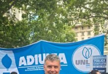 Alejandro Cruz en la Marcha Federal Universitaria: «Es un Gobierno que paga y va a pagar costos por desfinanciar la universidad»