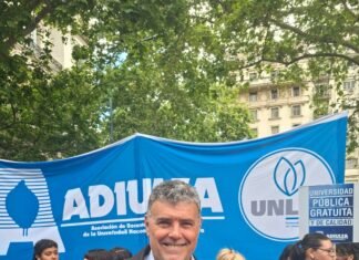 Alejandro Cruz en la Marcha Federal Universitaria: «Es un Gobierno que paga y va a pagar costos por desfinanciar la universidad»