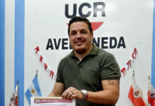 Mateo Mercep pisa fuerte en la UCR de Avellaneda: «Yo levanto la mano y digo que quiero ser intendente»
