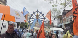 Bajo la lluvia y con fe renovada, partió la 52ª Peregrinación Juvenil a Luján